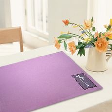 棉花田【花朵】刺繡純棉餐墊