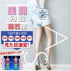 【好物嚴選】日本專業特推美腿分趾套環足部磁石按摩套