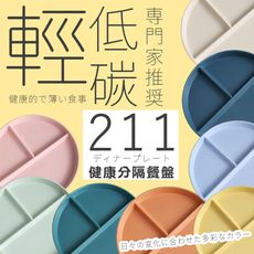 【FAT WAY OUT!】北歐夏日風格減脂211 餐盤 (分隔餐盤 減脂餐盤 健康餐盤)
