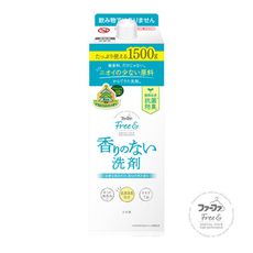 【日本FaFa】FREE&無香精濃縮洗衣精補充盒(1500g)嬰兒洗衣/手洗精/日本製/大容量高CP