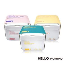 【Hello, Morning】晨間面膜30片裝(維他命C/膠原蛋白/痘痘面膜) 韓國原裝進口