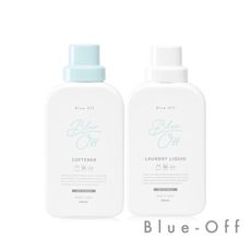 【BLUE OFF】日本製織物香氛洗衣精/柔軟精500ml(白麝香/抗菌防臭/減少毛球/可室內晾乾)