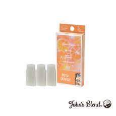 【日本John’s Blend】車用夾式造型擴香盒補充包(3枚/盒) 白麝香/橙麝香 (公司貨)