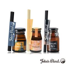 【日本John's Blend】迷你尺寸-室內香氛擴香瓶50ml-橙麝香/金木樨/晚安薰衣草