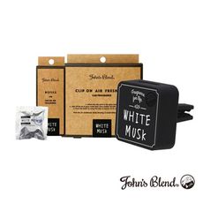 【日本John’s Blend】車用夾式擴香盒+補充包(公司貨/香味任選)