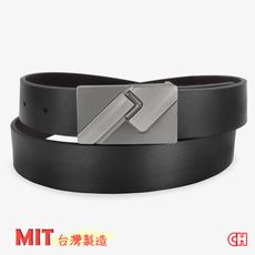 【CH-BELT 銓丞皮帶】男紳士皮帶 正式商務 男休閒皮帶腰帶(黑)