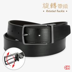 【CH-BELT 銓丞皮帶】針棒旋轉扣皮帶 雙面可用 休閒紳士男皮帶腰帶(雙面用)