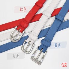 【CH-BELT 銓丞皮帶】亮麗俏皮女帶 流行細版女生腰帶皮帶(多色)