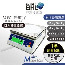 【BHL秉衡量電子秤】MW+超大型LCD夜光設計計重秤 3kg 6kg 15kg 30kg