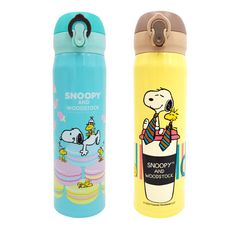 史努比SNOOPY 不鏽鋼彈跳水壺 500ml【5icoco】