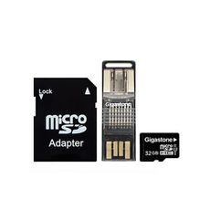 Gigastone 三合一 32GB SD class 10 記憶卡 轉接卡 + micro usb