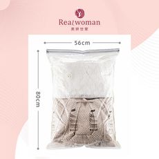 【黑魔法】免抽氣真空壓縮收納袋+附贈封口密封夾(中號/組)