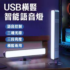 USB橫豎智能語音燈 智能語音燈 檯燈 桌燈 燈 床頭燈 語音燈 語音小夜燈 聲控 聲控燈(MZ6)