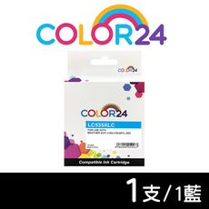 【COLOR24】for BROTHER LC535XL-C 藍色高容量相容墨水匣