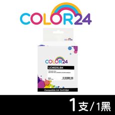 【COLOR24】for BROTHER LC462XL-BK LC462XL 黑色高容量相容墨水匣