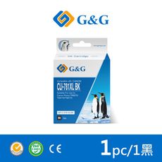 【G&G】for CANON CLI-781XL BK 相片黑高容量相容墨水匣