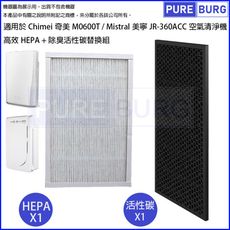 適用於Chimei奇美M0600T Mistral美寧JR-360ACC空氣清淨機HEPA濾網芯組