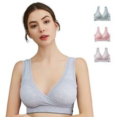 無鋼圈交叉睡眠內衣 瑜珈內衣 哺乳內衣 雪倫媽咪屋