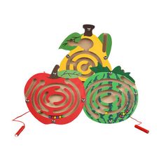磁性運筆走珠迷宮玩具 木製玩具 磁性迷宮 智力開發早教玩具 軌道迷宮運珠-雪倫媽咪屋