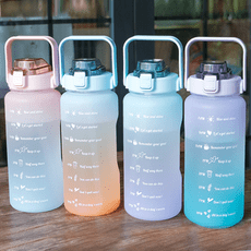 【STAR CANDY】漸變水壺 2000ml 太空瓶 運動水壺 漸層水杯 漸層水壺 保溫杯 保溫瓶