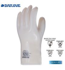 【威斯防護】日本 DAILOVE H200 耐化學防熱矽膠手套手套