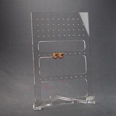 【美的空間】直立式透明壓克力耳環收納展示架(16x8.5x22.5cm)