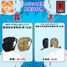 HAZARD 4 BKP-PTRO-BLK 雙肩後背筆電包