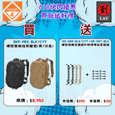HAZARD 4 BKP-PBX-CYT 硬殼後背筆電包