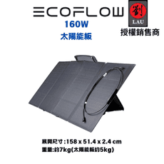 (現貨一組)EcoFlow 160W 太陽能板