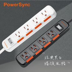 【群加PowerSync】TS4DC TS4DB 1開4插3孔 1.8m 6尺 滑蓋防塵防雷擊延長線