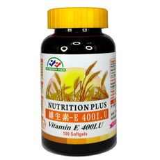 營養補力 維生素E 維他命E 400IU d-α-Tocopher 100粒裝 美國進口