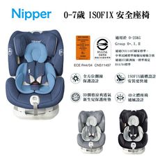 【Nipper】Neo-Fix 360度 0-7歲 ISOFIX 安全座椅