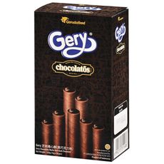 Gery芝莉 捲心酥-黑巧克力味(280g/盒)