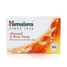 Himalaya 喜馬拉雅-杏仁玫瑰/苦楝薑黃/黃瓜椰子/蜂蜜乳霜 保濕香皂 (125g/顆)