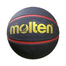 MOLTEN 八片貼橡膠7號籃球 (黑色)