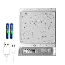 繁體中文 廚房防水電子秤 / USB供電款 (非交易用秤) micro usb