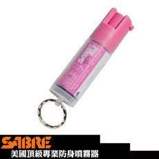 SABRE沙豹防身噴霧器輕量粉紅鑰匙圈型-(KR-NBCF-02)