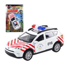 【888便利購】1:32 合金SUV休旅台灣國道警車模型(聲光迴力車門可開)(ST)