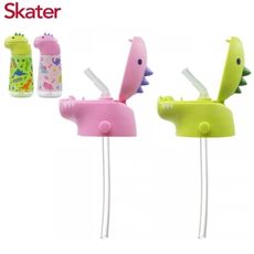 【配件】Skater 恐龍吸管水壺(420ml)上蓋組-綠色/粉色【佳兒園婦幼生活館】