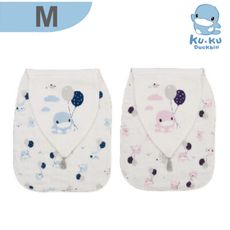 【藍/粉隨機出貨】KU KU 酷咕鴨 墊背吸汗巾M-夢想氣球【佳兒園婦幼生活館】