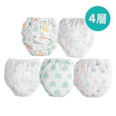 Pureal 純真兔 4層一體學習褲(竹纖款)-5款可選【佳兒園婦幼生活館】
