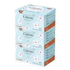 Combi 康貝 Cotton Wipes 純棉超柔布巾(30抽x3盒)【佳兒園婦幼生活館】