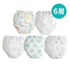Pureal 純真兔 6層一體學習褲(竹纖款)-5款可選【佳兒園婦幼生活館】