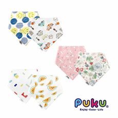 Puku 藍色企鵝 Summer夏日造型領巾2入-3款可選【佳兒園婦幼生活館】