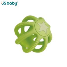 US BABY 優生 手部訓練咬咬固齒球-彈跳風火輪【佳兒園婦幼生活館】