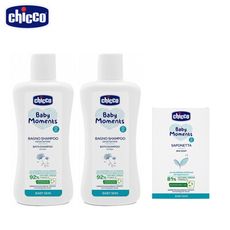 Chicco 寶貝嬰兒植萃洗沐香皂組【佳兒園婦幼生活館】