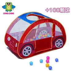 CHING-CHING親親 汽車帳蓬球屋(附100顆球)【佳兒園婦幼生活館】