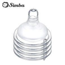 Simba 小獅王辛巴 母乳記憶超柔防脹氣寬口圓孔奶嘴(SS/S/M/L)-4入【佳兒園婦幼生活館】