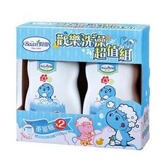 Baan 貝恩 歡樂洗澡超值組 (泡泡香浴露1000mlx2罐)【佳兒園婦幼生活館】