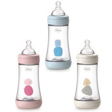 Chicco Perfect 5-完美防脹PP奶瓶240ml(中等流量)-3色可選【佳兒園婦幼生館】